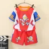Ultraman Boys' Summer Set 2023 New Style Children's clothing, summer short-sleeved boys' casual children's trend details Picture